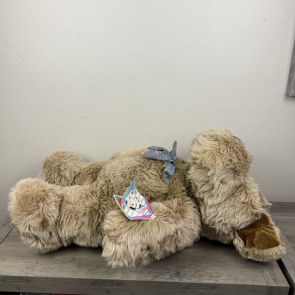 Toys R Us Commonwealth Dog Large Plush Wags Soft  Brown 27" Stuffed Toy VTG 90s - Picture 5 of 12